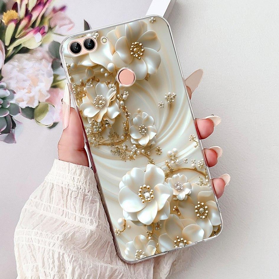 For Huawei P Smart 2018 Case Popular Butterfly Soft Silicone TPU Phone Back Cover For Huawei PSmart FIG-LX1 FIG-LX2 FIG-LX3 Case