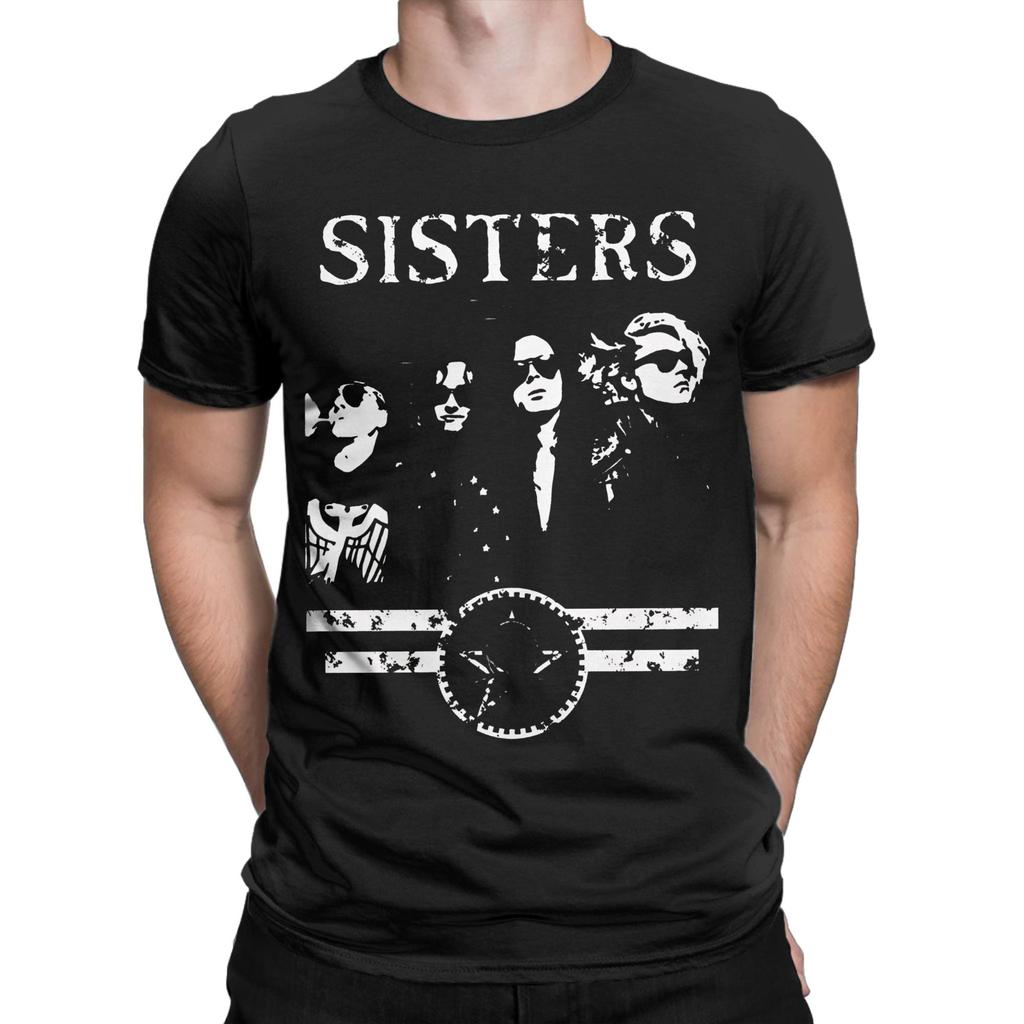 Mens TShirt The Sisters of Mercy Humorous Cotton Tees Short Sleeve  T Shirt Round Neck Tops Summer