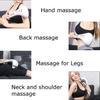 28W 3 Massage Head Speed Handheld Double Head Electric Body Massager Machine Control Neck Waist Shoulder Variable Massager