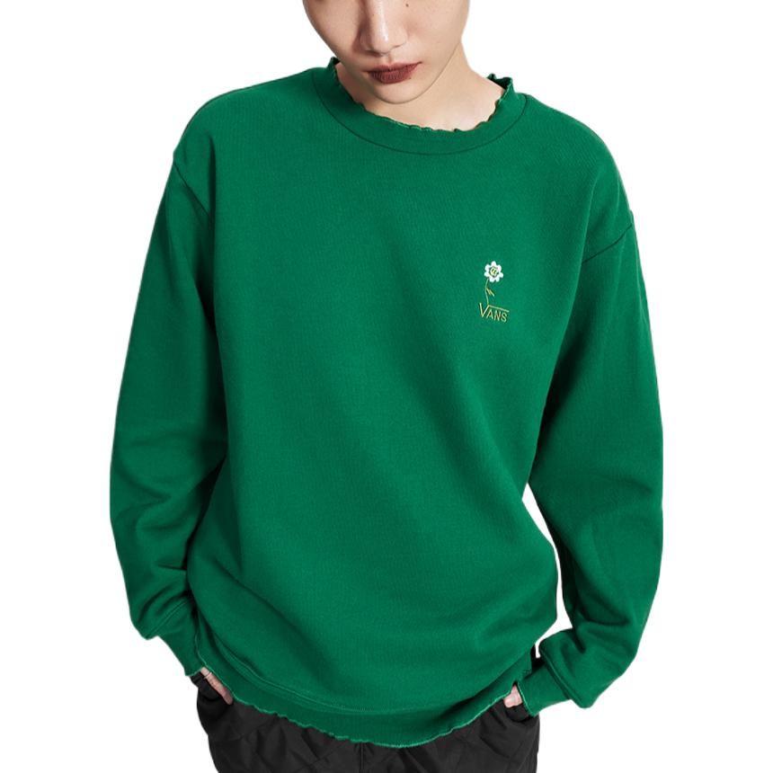 Vans Sweatshirts Women's Green Crew Neck Moderate Regular VN000449Y5L