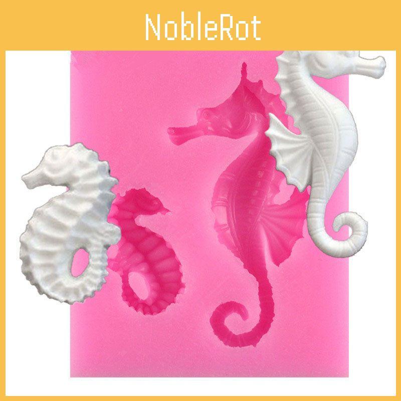 Versatile 3d Sea Horse Silicone Fondant Mold Ideal For Sugarcraft And Paste Art