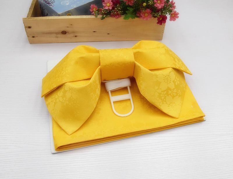 Japanese Butterfly Knot Kimono Obi - Easy-to-Wear Heko-obi Waist Flower
