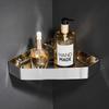 Bathroom Shelves Hardware Rack Kitchen Storage Rack 304 Stainless Steel Wall Mounted Corner Triangle Shower Holder Accessories