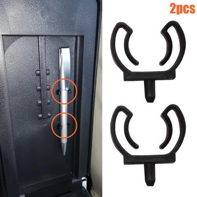 2x For Renault Duster Safrane Sandero Stepway Kwid City K-ZE Koleos Captur Fluence Latitude Lock Pencil Tray Clips Rivet New