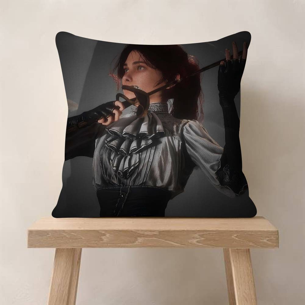 Game Clair Obscur Expedition 33 Maple Design Cushion Cover Happy Autumn Harvest Decor Holiday Decorati Pillow Cover