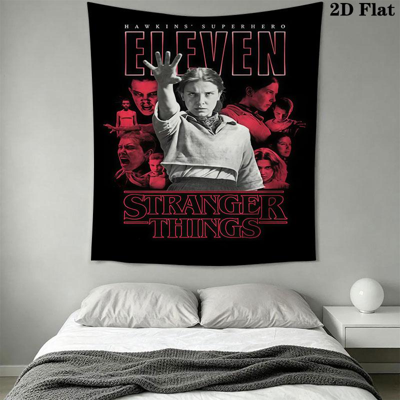 Stranger Things D Wall Hanging Printed Fabric Blanket Decorative Tapestries for Bedroom Living Room Home Decor