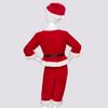 Baby Boys Christmas Santa Claus Costume Outfit Long Sleeves Velvet Top + Trousers Set