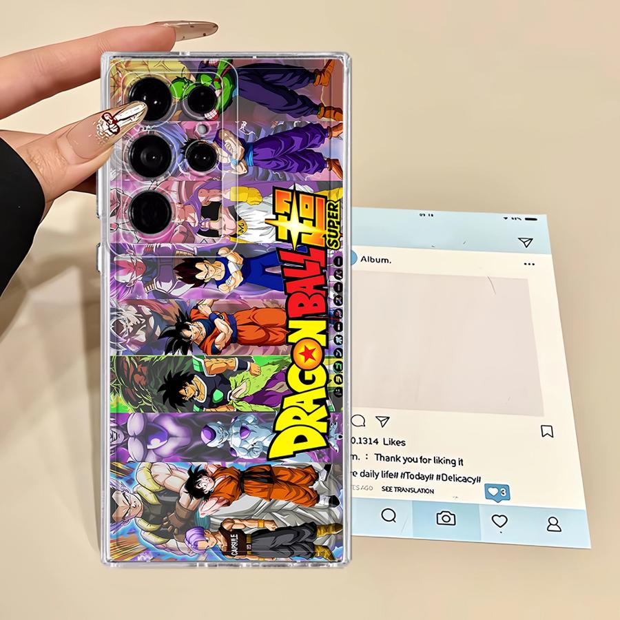 

Чехол-бампер с рисунком из аниме Dragon Ball для Samsung Galaxy S22 FE Note 20 Ultra 10 S21 S24 S25 Edge S20 Plus S23 Ultra S26 Galaxy S24 FE