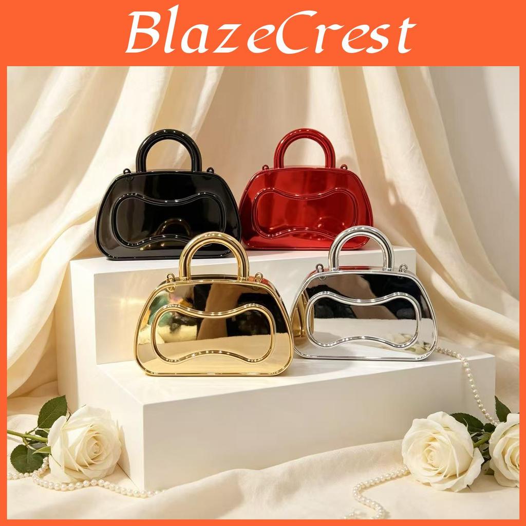Small Acrylic Square Bag With Chain For Daily Casual Wear