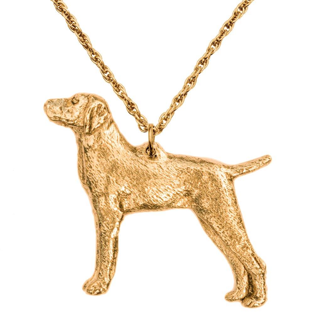 Vizla British-made Art Dog Pendant Necklace Collection