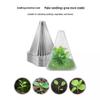 Transparent Cloche Seedling Cover for Insect, Bird, and Frost Protection in Green Vegetable Gardening