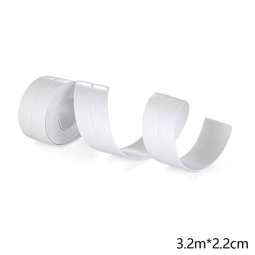 1 Roll Caulking Waterproof Anti-Mold Sealing Tape Bathroom Shower Toilet Adhesive Gap Cover Kitchen Crevice Sealant Tape