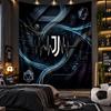 Arazzo da Appendere a Parete Tessuto Stampato Juventus FC per Soggiorno Camera da Letto Decorazione per la Casa