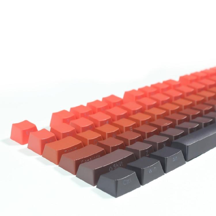 Versatility Gradients Keycaps OEM Profile Keycap for Customizing Keyboards Aesthetics and Enhancing Light Effects