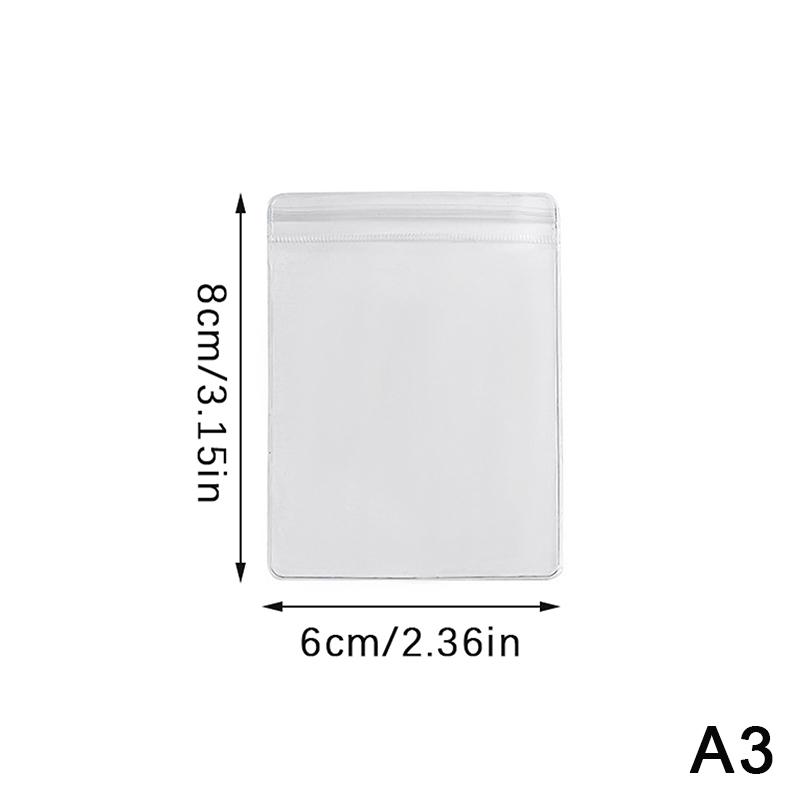 10Pcs Jewelry Small Self-Sealing Plastic Zip Clear Bags Pvc Clear Storage Bag For Storing Bracelets Rings Earrings Organizer