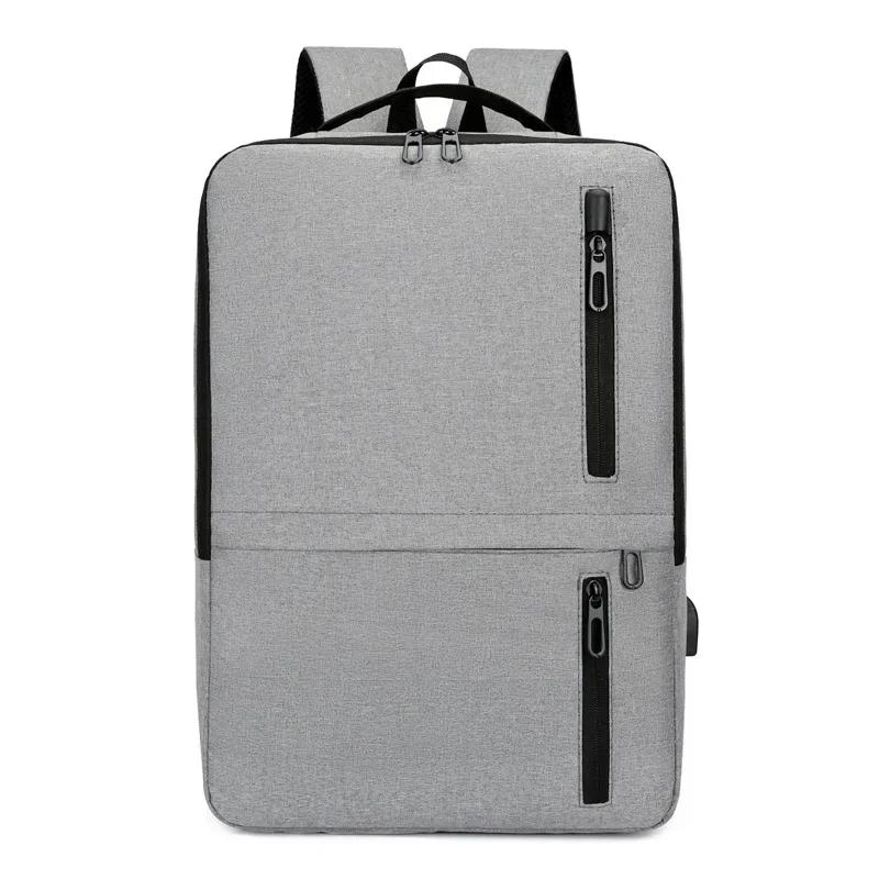 Business Casual Style Women Men Laptop Backpack Waterproof Oxford Cloth Laptop Bag  17 Inch Laptop Case