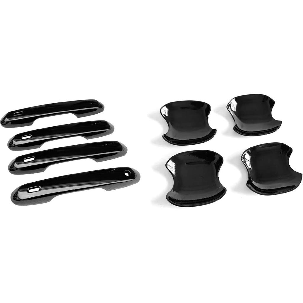 Car Accessories Compatible with Toyota New Grand Highlander 2024 2025 2026 Exterior Door Handle and Handle Bowl Cover Trims Protector Decoration ABS