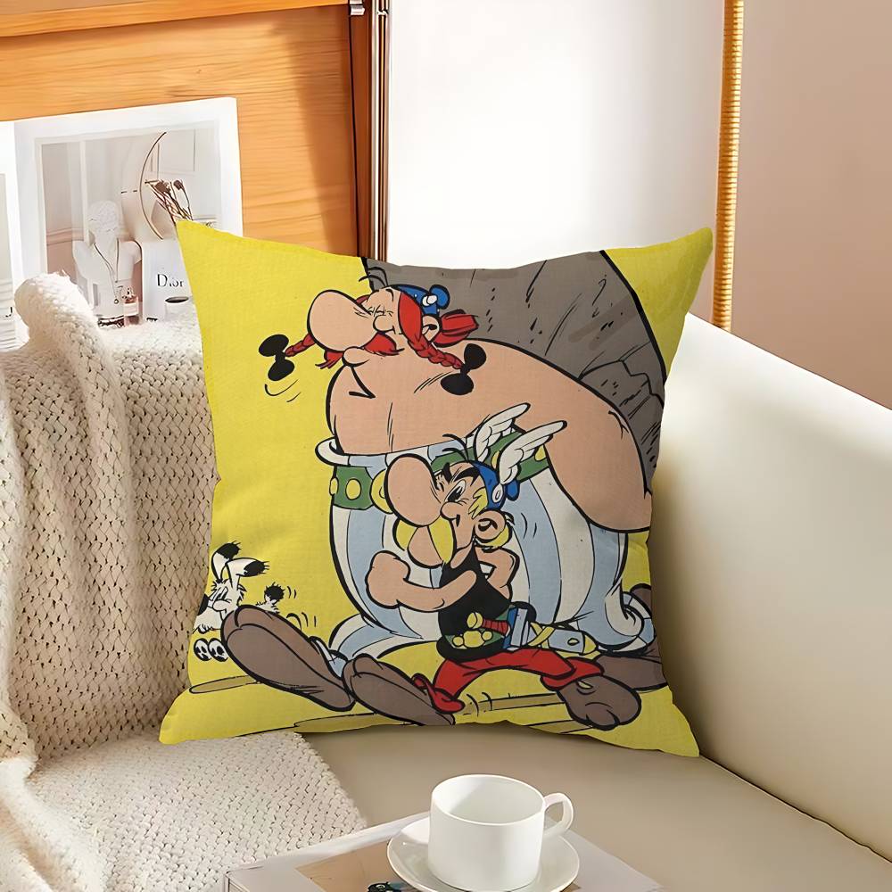 

Classic Vintage A-Asterix Cushion Cover Pillow Cover Decor Pillowcase Printed Cushion Case For Couch 12x12Inch