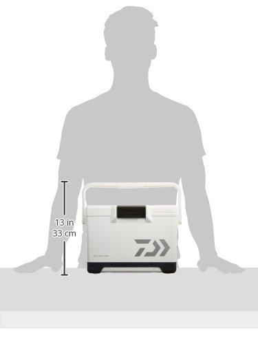 Daiwa Cutie frigorifică Cool Line SU800X Albă pentru pescuit, Compactă, 8 Litri