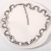 Unisex High-End Twisted Pearl Necklace - Non-Fading Hip Hop Clavicle Chain
