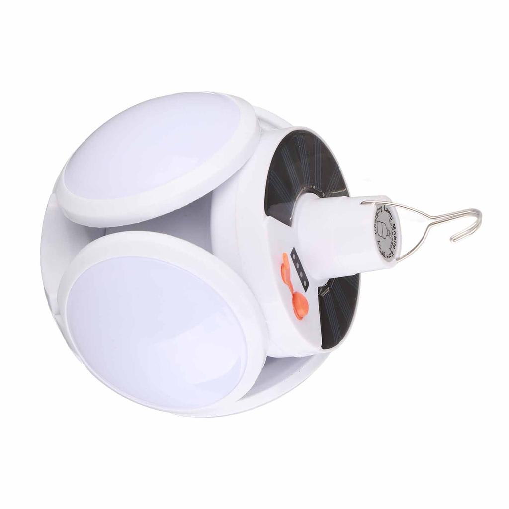 Balllampe Faltbares Solar-USB-Lade-LED-Licht mit hoher Helligkeit für Camping im Freien