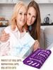 Afterprints Warm Hugs Healing Blanket  Soft Comfort Throw Blankets X Inspirational Get Well Gifts for Women Breast Cancer Suppor