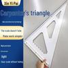 High-Precision Alloy Resin Triangle Ruler for Woodworking