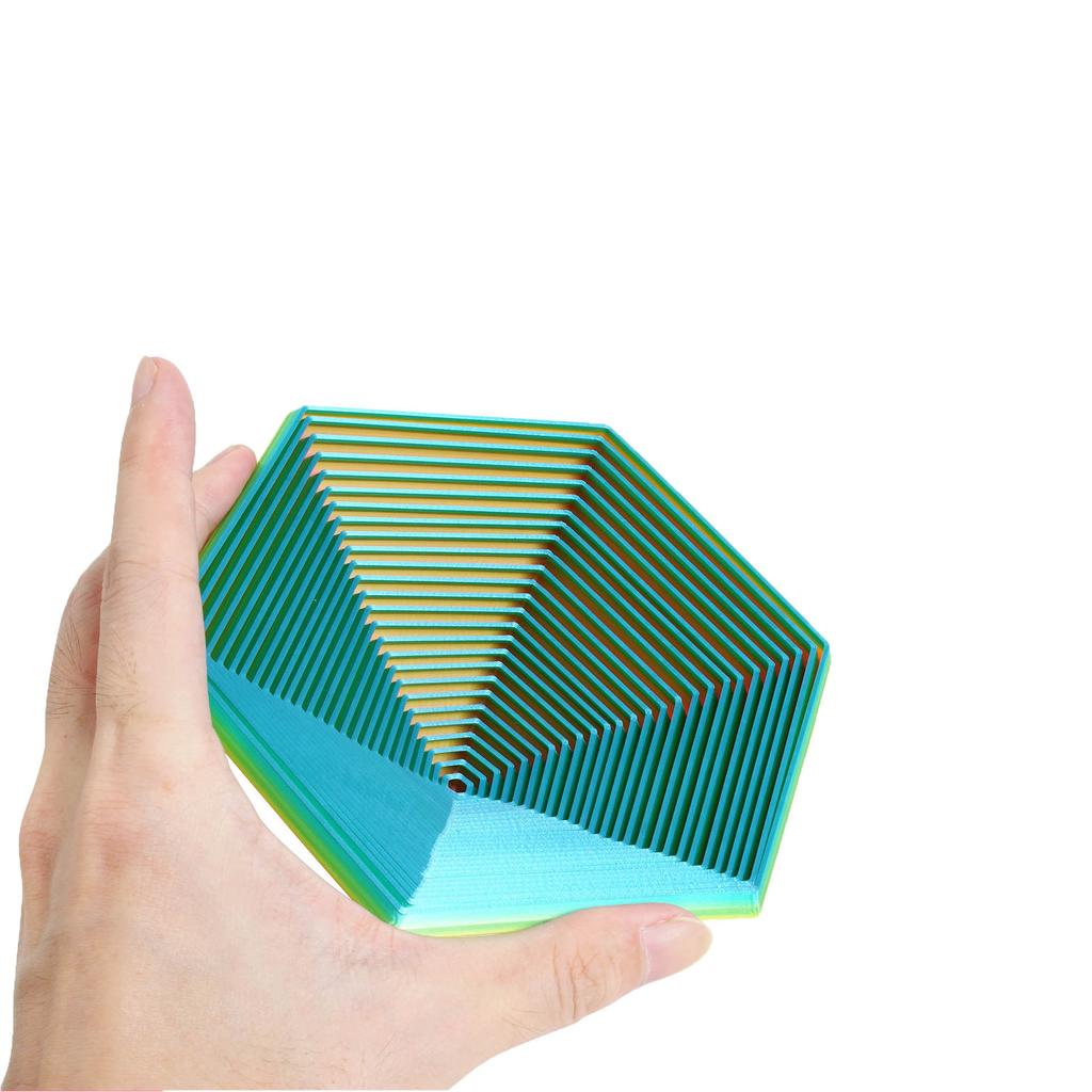 3D Printed Fractal Fidget Hexagon Home Decor Creative Decompression Hexagon Various Shape New Year Gift Desktop Ornament Kid Toy