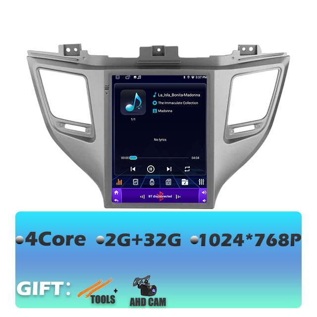 9.7'' For Hyundai Tucson 3 2015-2018 Carplay Android 14 Car Radio Multimedia Video Player Navigaion Head Unit Stereo Audio