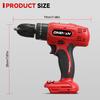 ONEVAN 25+3 Torque Electric Impact Drill Multifunctional 2 Gears Cordless Hammer Drill Power Tool For Makita 18V Battery Pin