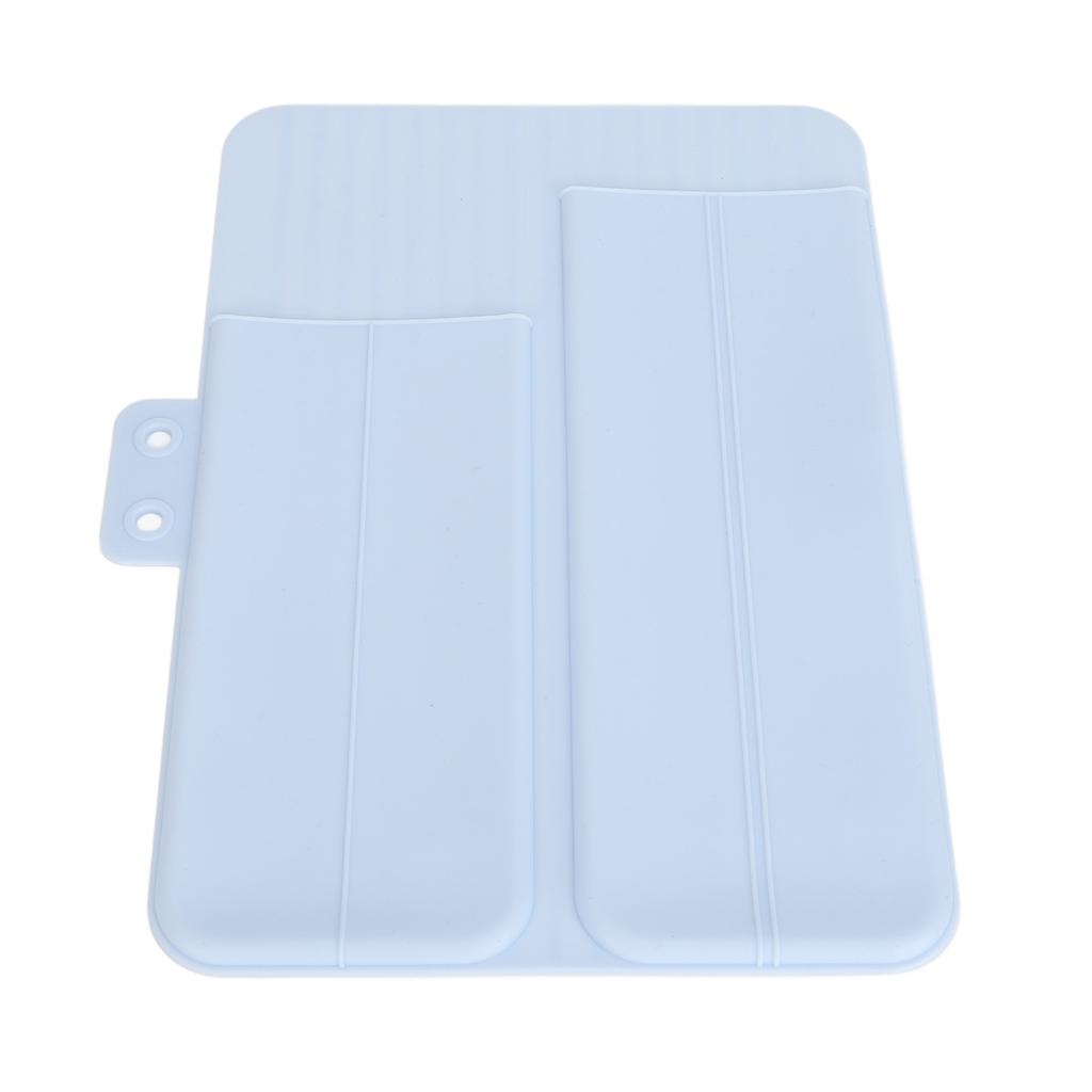 Heat Resistant Mat for Curling Iron Durable Silicone Large Flat Iron Mat Pouch for Hair Straightener Hair Styling Tools