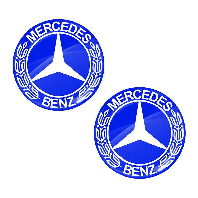 14mm Car Key Emblem Stickers Auto Control Key Logo For Mercedes Benz W204 W212 W176 GLC CLA GLA E C G M R S Class AMG Car Accessories