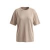 Damen Lässiges Kurzarm Rundhals Locker Geschnitten Einfaches Basic T-Shirt Weiches Leichtes Entspannter Schnitt T-Shirt für den Alltag