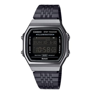 Vintage Digital Smartphone Link Stainless Steel Quartz ABL-100WEGG-1B Unisex Watch