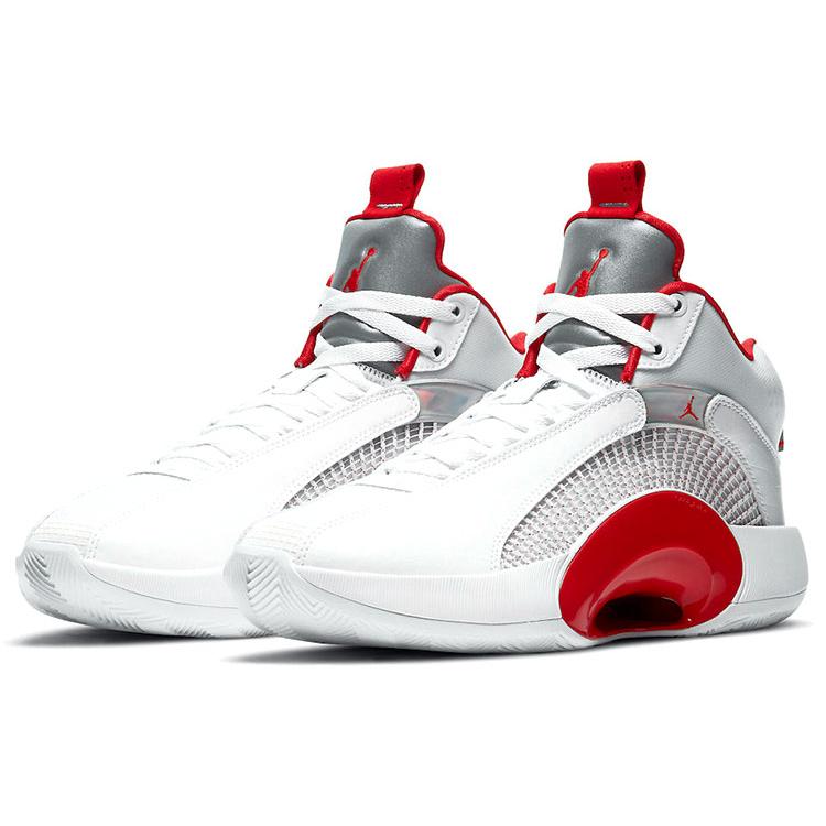 New JORDAN Xxxv Fire Red White Sole CQ4228-100