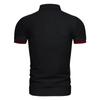 Large Men's Casual Slim Dot Print Short Sleeve T-shirt Men's Summer