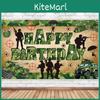 Military Theme Venue Decor Fabric For Birthdays And Kids Party Backgrounds