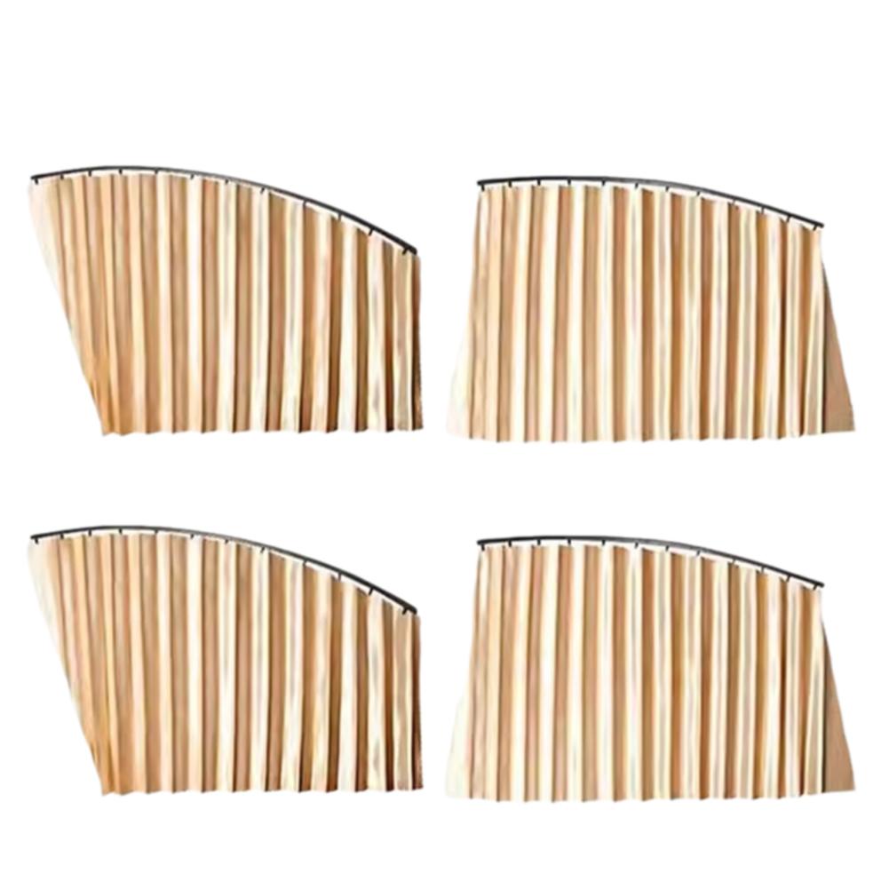 2pcs Magnetic Car Sunshade Cover Summer UV Protection Side Rear Window Curtain Black Mesh Sun Shade Cover Auto Car Accessories