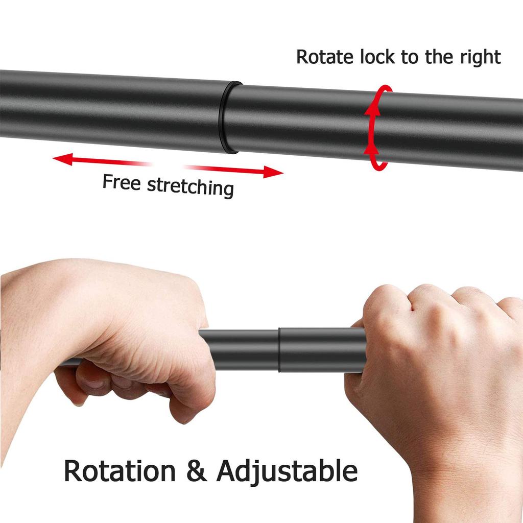 SIKAIQI Curved Shower Curtain X X Stainless Steel Corner Shower Curtain Rod Rod, L-Shaped, 70-100cm 70-100cm / 27.55"-39.37" 27.55"-39.37",