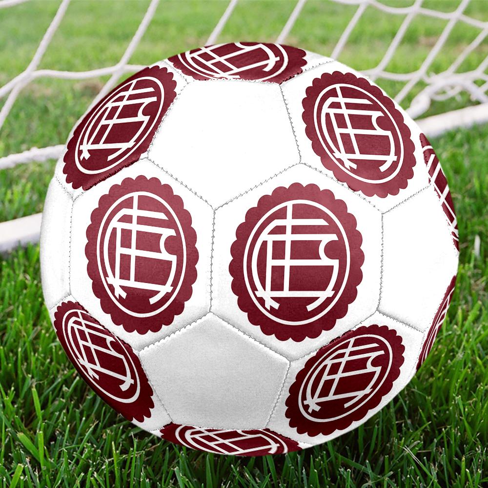 Club Atletico Lanus Size5 Soccer Ball, Colorful, Suitable for All Ages, Machine-stitched, PVC Material, Competition Grade,durable and High Bounce