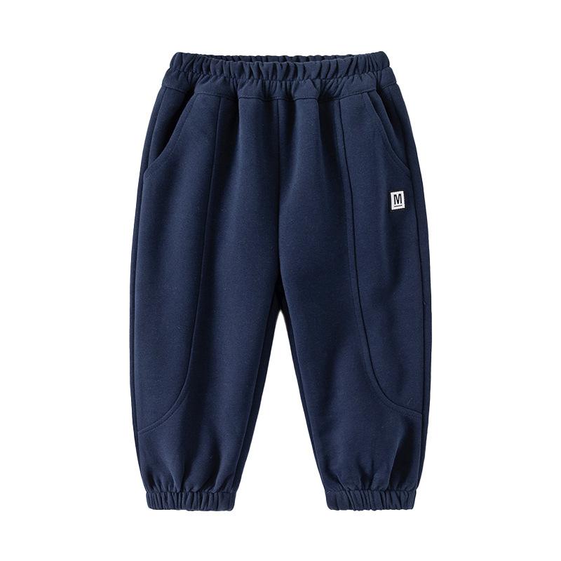 Boys Jogger Pants Spring Autumn Sweatpants Streetwear Casual Sports Pants Elastic Waist Long Trousers for Kids and Toddler Boys