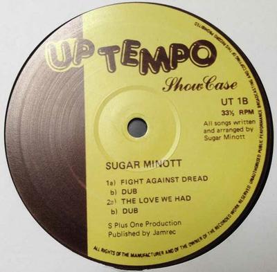 10inch Record SUGAR MINOTT - Showcase UP001 Uptempo Records UK Reggae, Ska & Dub Used