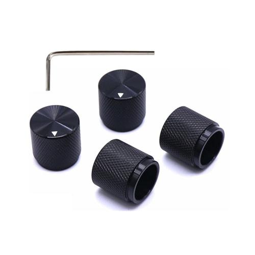 Samcos Volume Control Knob, Potentiometer Knob, Volume Tone Control Knob, Guitar Knob, Volume Control Knob, Audio Knob, Switch Knob, Knob Cap, 20mm x