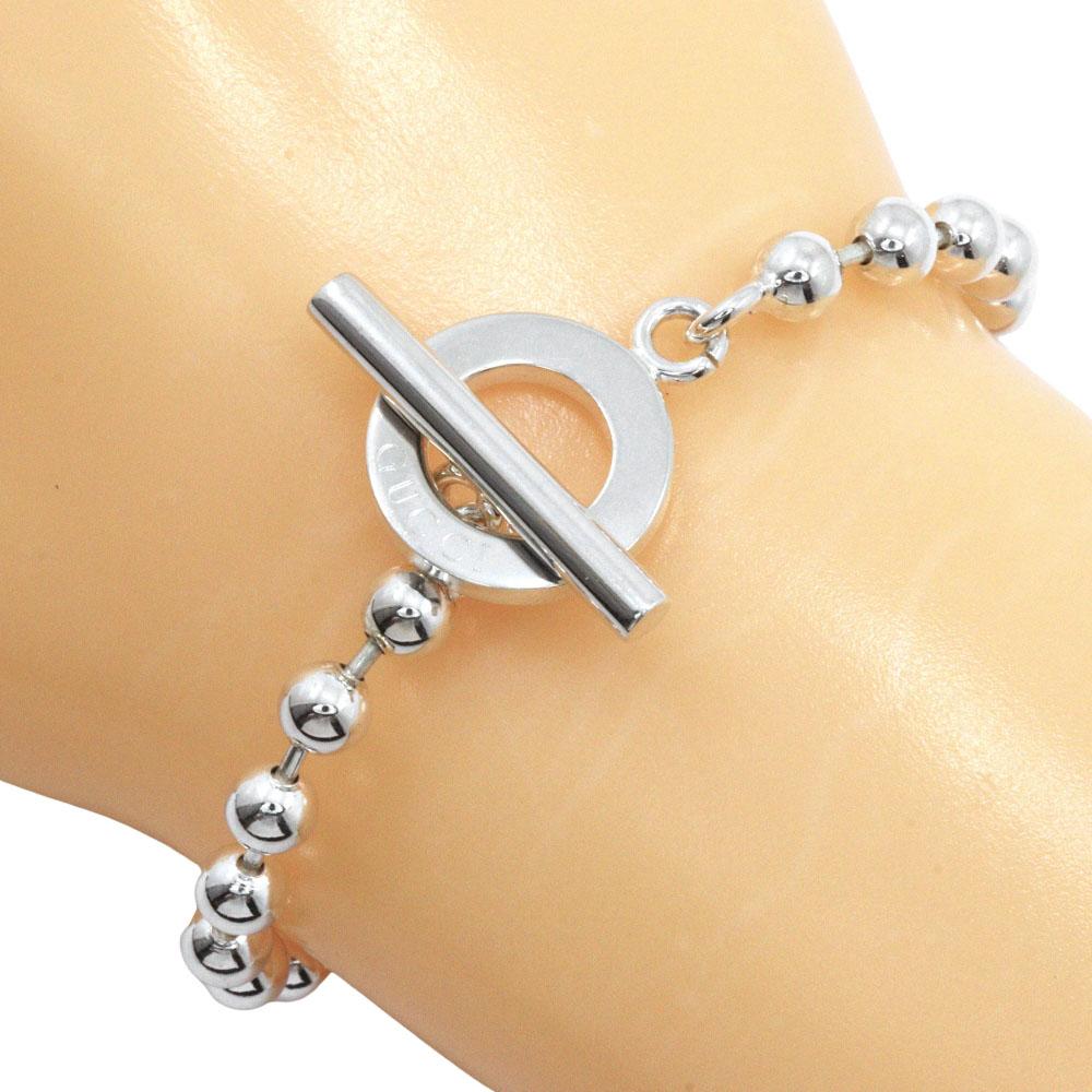

GUCCI toggle Bracelet Ball chain Silver925 14.8g unisex Used
