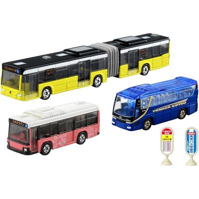 Takara Tomy Tomica Gift Set Town Bus Miniature Cars Toy for Ages 3 and Up