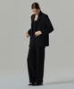 MIND BRIDGE WOMEN [W][Couture] Single-Pleat Wide Belted Slacks - 2 Colors Mypt6270
