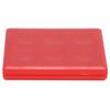 2pcs Empty Watercolor Box Paint Storage Palettes Box Portable Plastic Painting Pigment Box For Acrylics Lipsticks Red
