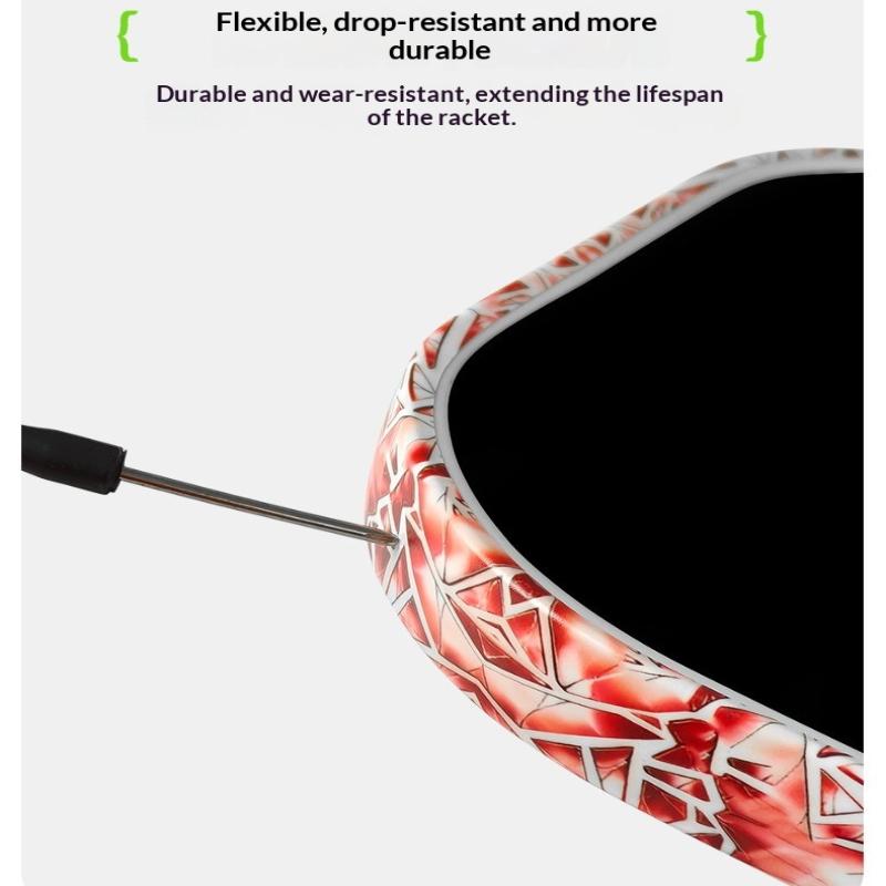 16Mm Pickleball Racket Edge Sticker Scratch-Proof Shock Absorption Paddle Head Edge Tape Anti-Fall Durable Frame Protective Tape