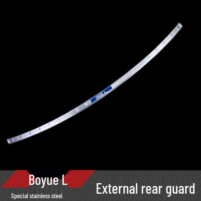 Stainless Steel Scuff Plates & Rear Bumper Trim for 2023-2025 Boyue L