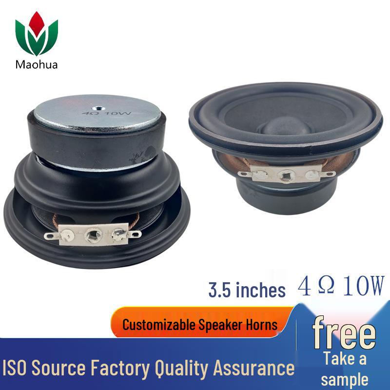 High-End 4-Inch 40W Audiophile Mid-Bass Speaker, 4 Ohm, Long Throw, High-Excursion